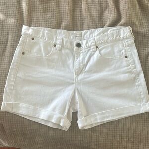 J Crew white denim shorts size 31 new without tags